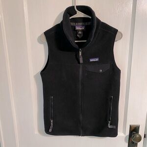 Patagonia black fleece vest